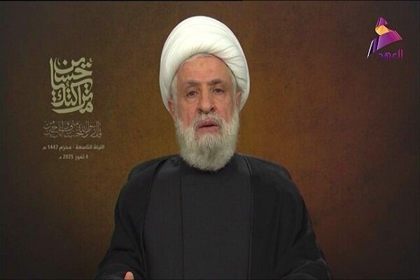 شیخ نعیم قاسم: به مقابله با اشغالگری پایبندیم/ ترس از مرگ در ادبیات مقاومت جایگاهی ندارد شیخ نعیم قاسم: به مقابله با اشغالگری پایبندیم/ ترس از مرگ در ادبیات مقاومت جایگاهی ندارد
