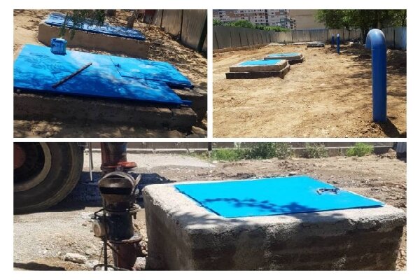 احداث مخازن بتنی یک هزار متر مکعبی در بوستانهای منطقه ۱۸ پایتخت