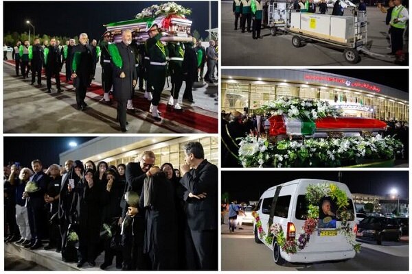 پیکر استاد محمود فرشچیان وارد اصفهان شد