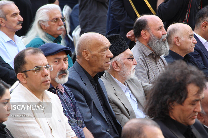 مراسم تدفین استاد فرشچیان