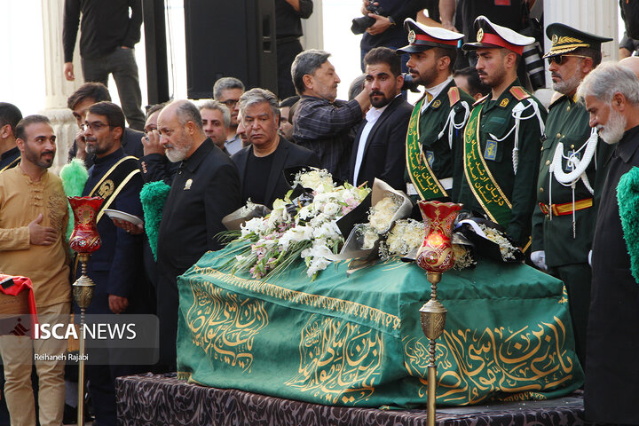 مراسم تدفین استاد فرشچیان