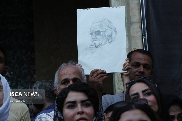 مراسم تدفین استاد فرشچیان