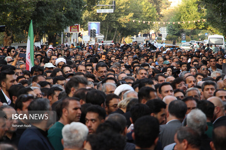 مراسم تدفین استاد فرشچیان