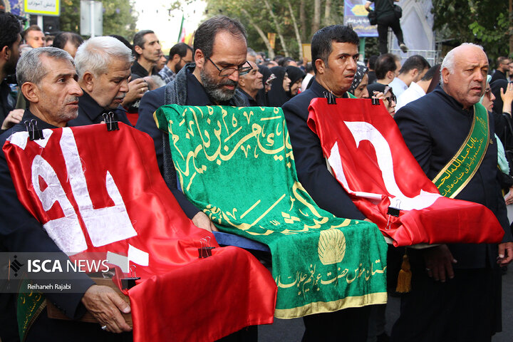 مراسم تدفین استاد فرشچیان