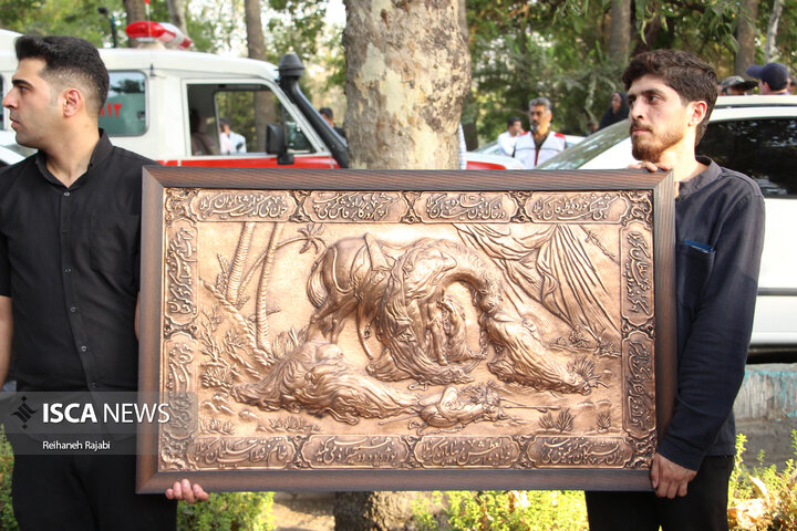 مراسم تدفین استاد فرشچیان