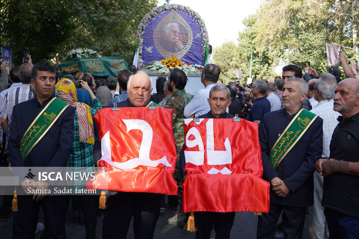 مراسم تدفین استاد فرشچیان