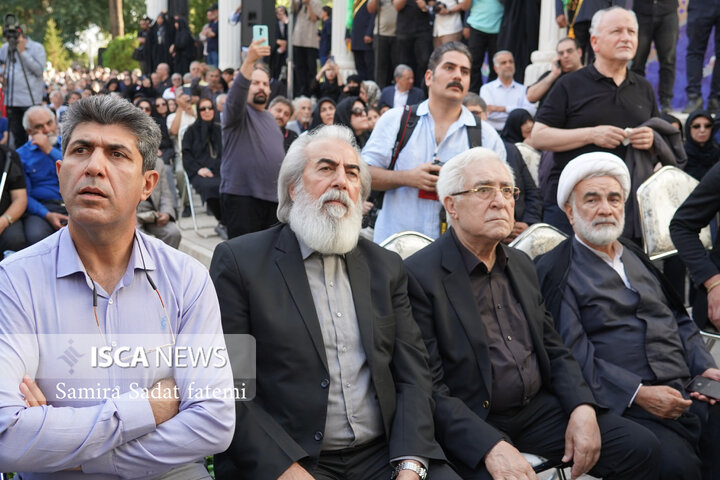مراسم تدفین استاد فرشچیان