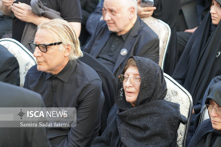 مراسم تدفین استاد فرشچیان