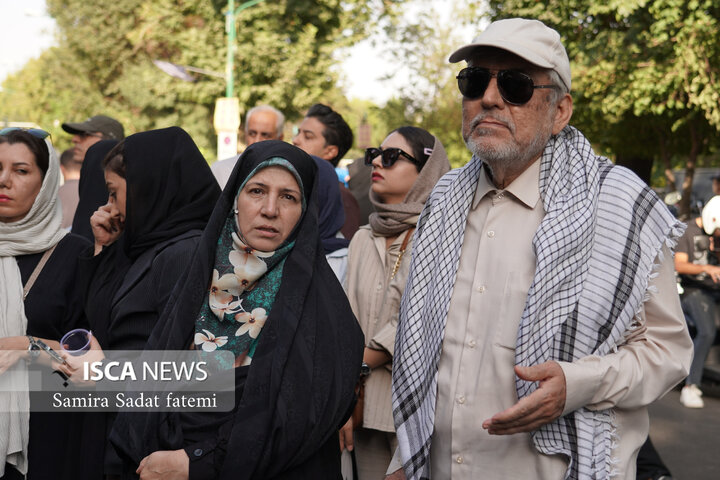 مراسم تدفین استاد فرشچیان