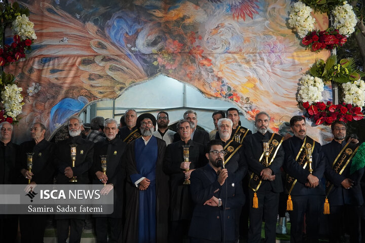 مراسم تدفین استاد فرشچیان