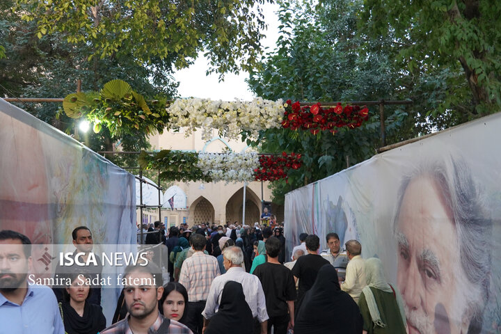 مراسم تدفین استاد فرشچیان