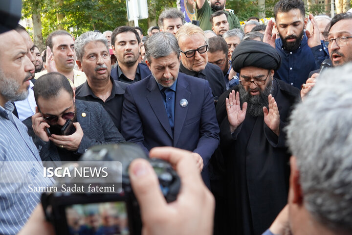 مراسم تدفین استاد فرشچیان