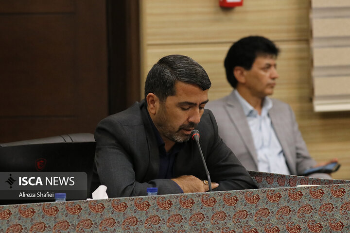 نشست خبری اصحاب رسانه با استاندار یزد به مناسبت هفته دولت