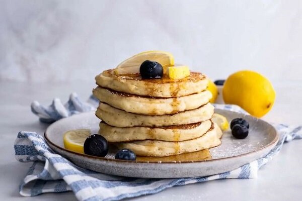 آموزش شیرینی پزی / طرز تهیه پنکیک لیمو