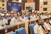 مراسم افتتاحیه فاز اول نیروگاه برق شهرک پتروشیمی مکران