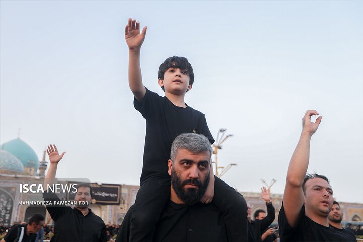 چهارپایه خوانی حرم مطهر رضوی