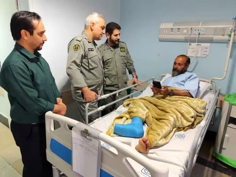 آخرین وضعیت محیط بان حادثه دیده مهدیشهری