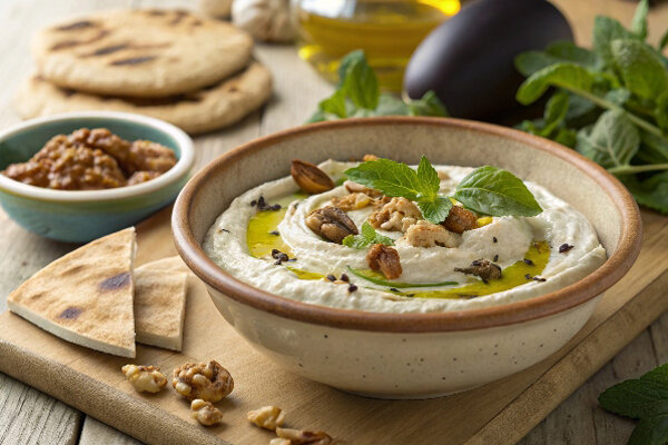 آموزش آشپزی / طرز تهیه بورانی بادمجان کبابی، دودی و خوشمزه