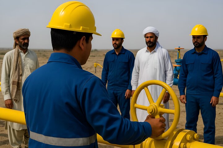 بیش از ۳۲۰۰ خانوار در بمپور سیستان و بلوچستان از گاز طبیعی بهره‌مند می‌شوند
