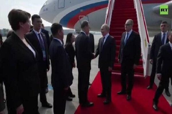 پوتین برای سفری ۴ روزه وارد چین شد