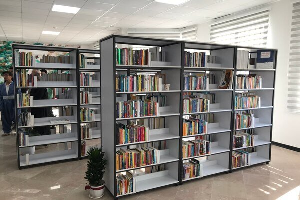 افتتاح کتابخانه عمومی در روستای سراب قامیش