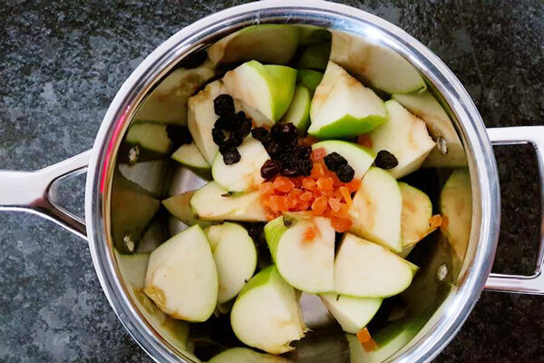 آموزش شیرینی پزی / طرز تهیه مارمالاد سیب با و بدون ژلاتین