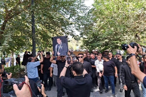 مراسم تشییع و خاکسپاری امید جهان