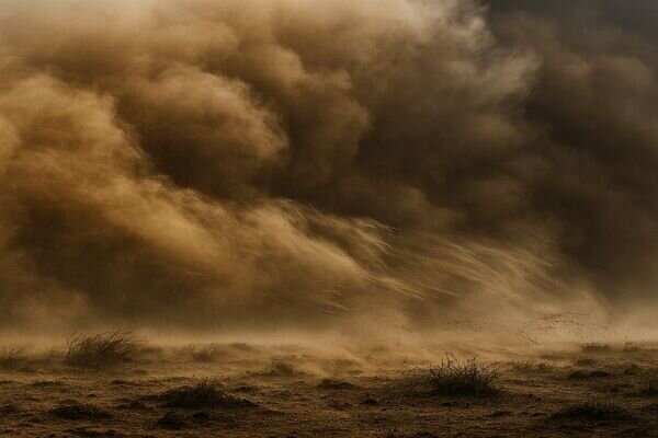 تند بادهای شدید در کردستان