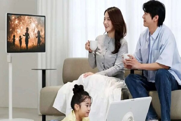 سامسونگ یک تلویزیون لمسی قابل حمل ساخت