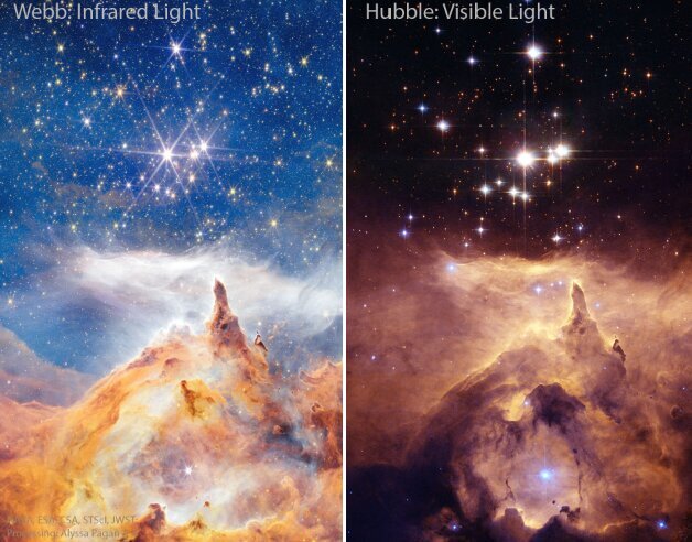 ستارههای درخشان مشابه یک کلیسای ستارهای + عکس