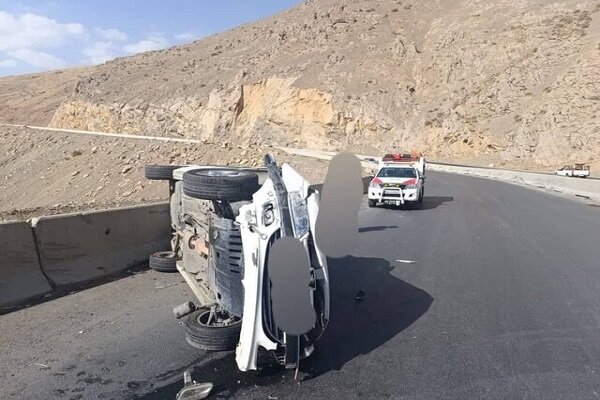 واژگونی پژو ۲۰۶ در محور سنندج به دهگلان با یک کشته و ۷ مصدوم