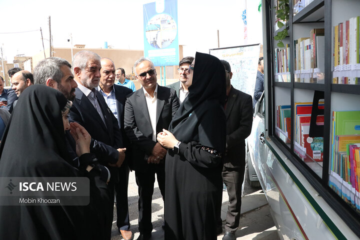 افتتاح فاز دوم کتابخانه مرکزی یزد با حضور رئیس کتابخانه‌های کشور