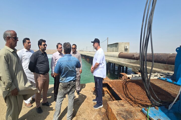 آغاز به کار پروژه آبرسانی مجتمع پرورش میگو رودیک