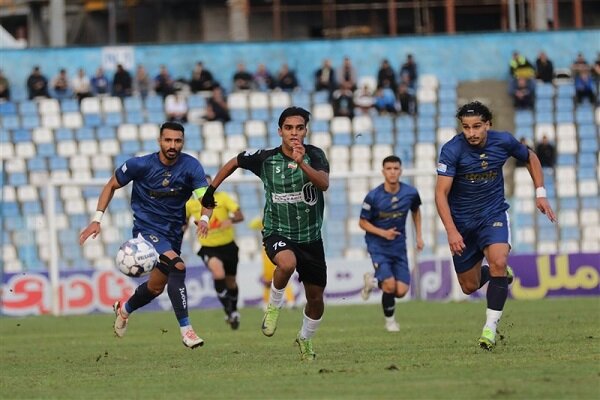 نیمه اول دیدار ذوب‌آهن و ملوان پرهیجان اما بی‌گل بود