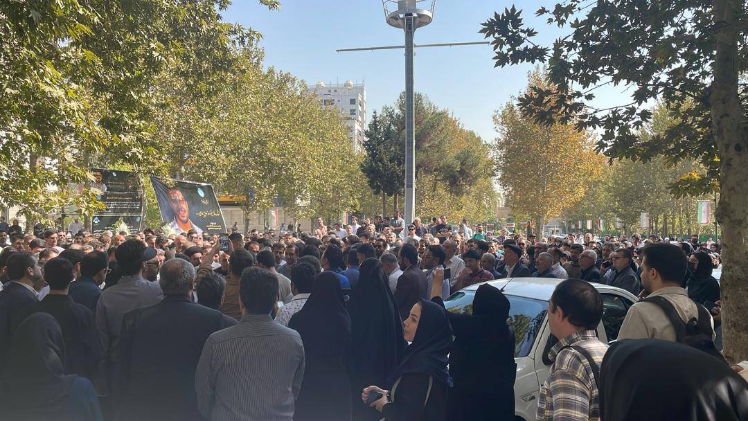 برگزاری مراسم تشییع پیکر دانشجوی فقید محمد امین کلاته