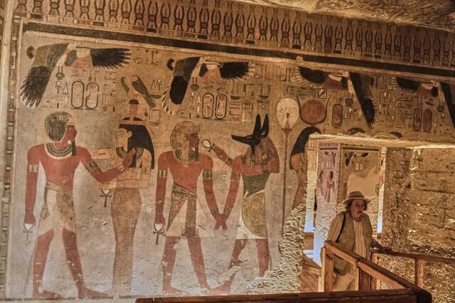 بازگشایی مقبره فرعون پس از ۲۰ سال + عکس