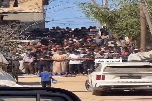 نخستین نماز جمعه در غزه پس از آتش‌بس انجام شد