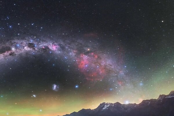 نمایی خیره‌کننده‌ از کهکشان راه شیری + عکس