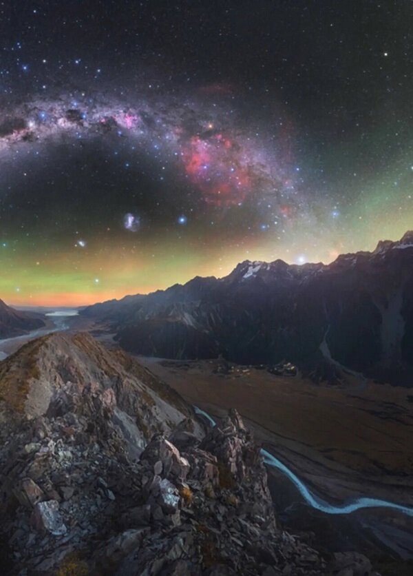 نمایی خیرهکننده از کهکشان راه شیری + عکس