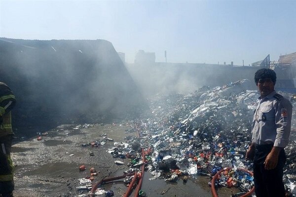 انفجار دستگاه پرس در انبار ضایعات نسیم‌شهر با ۳ مصدوم