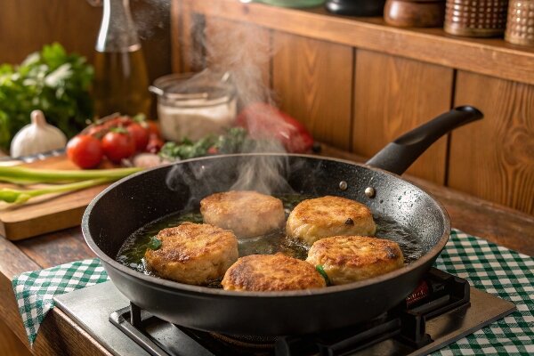 آموزش آشپزی / طرز تهیه کتلت تن ماهی ؛ غذای سریع و مقوی