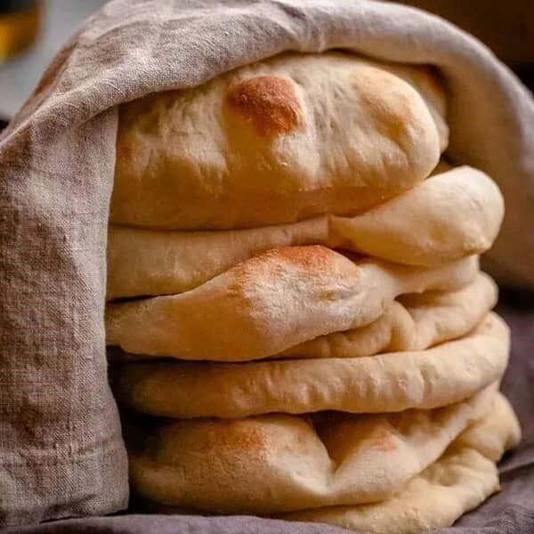 آموزش آشپزی / طرز تهیه نان پیتا با دستوری ساده