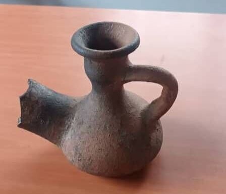 شیء سفالی دوران قاجار در رودسر کشف شد + عکس