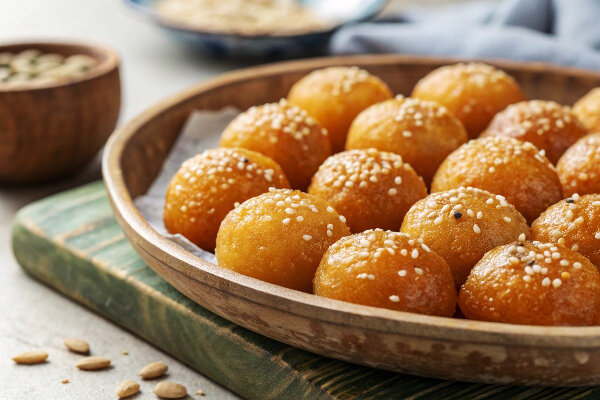 آموزش شیرینی پزی / طرز تهیه شیرینی لندو به سبک سیستان و بلوچستان + عکس مراحل