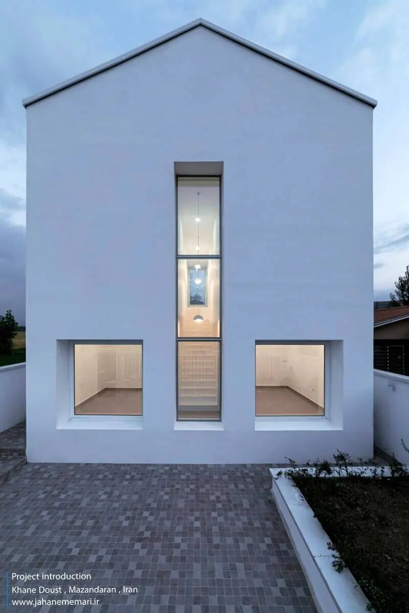 "خانه دوست" در مازندران، رتبه دوم جایزه معمار را به دست آورد + تصاویر