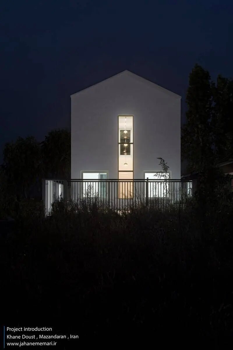 "خانه دوست" در مازندران، رتبه دوم جایزه معمار را به دست آورد + تصاویر
