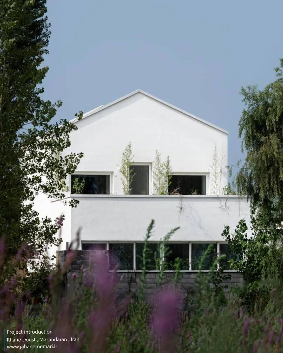 "خانه دوست" در مازندران، رتبه دوم جایزه معمار را به دست آورد + تصاویر
