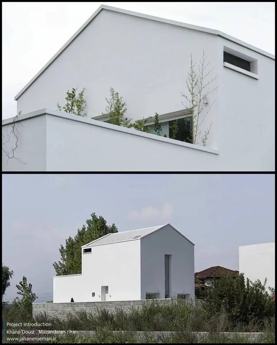 "خانه دوست" در مازندران، رتبه دوم جایزه معمار را به دست آورد + تصاویر