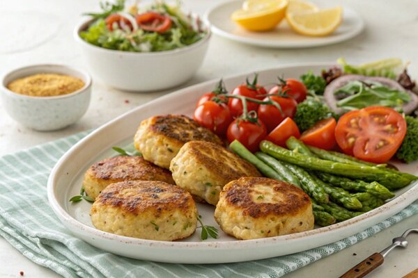 آموزش آشپزی / طرز تهیه کتلت مرغ در فر ؛ سالم و خوشمزه + عکس مراحل