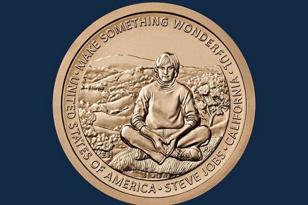 رونمایی سکه یادبود یک دلاری برای تجلیل از استیو جابز
